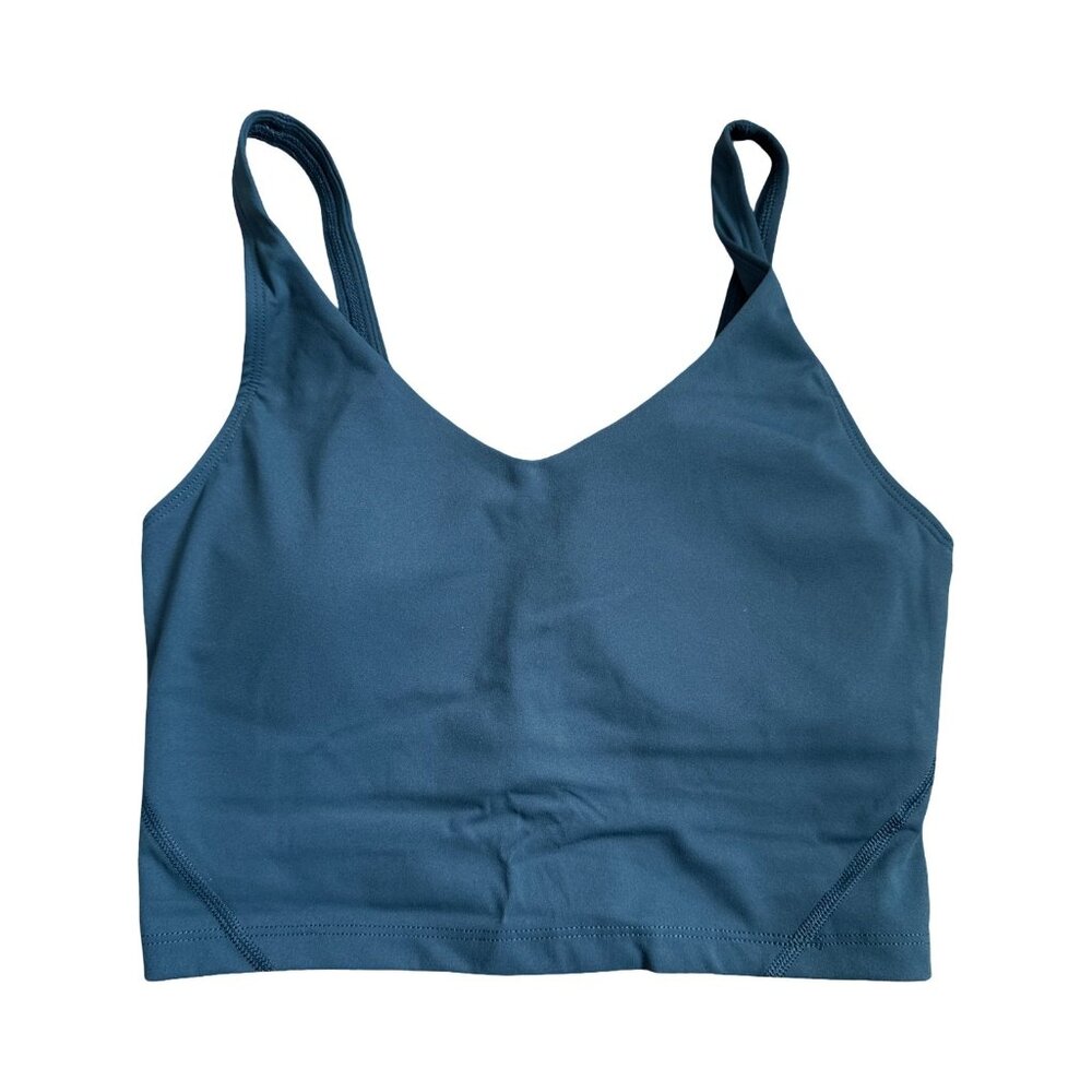 Lululemon athletica yoga Tank top sports bra brand new women’s size US6 green